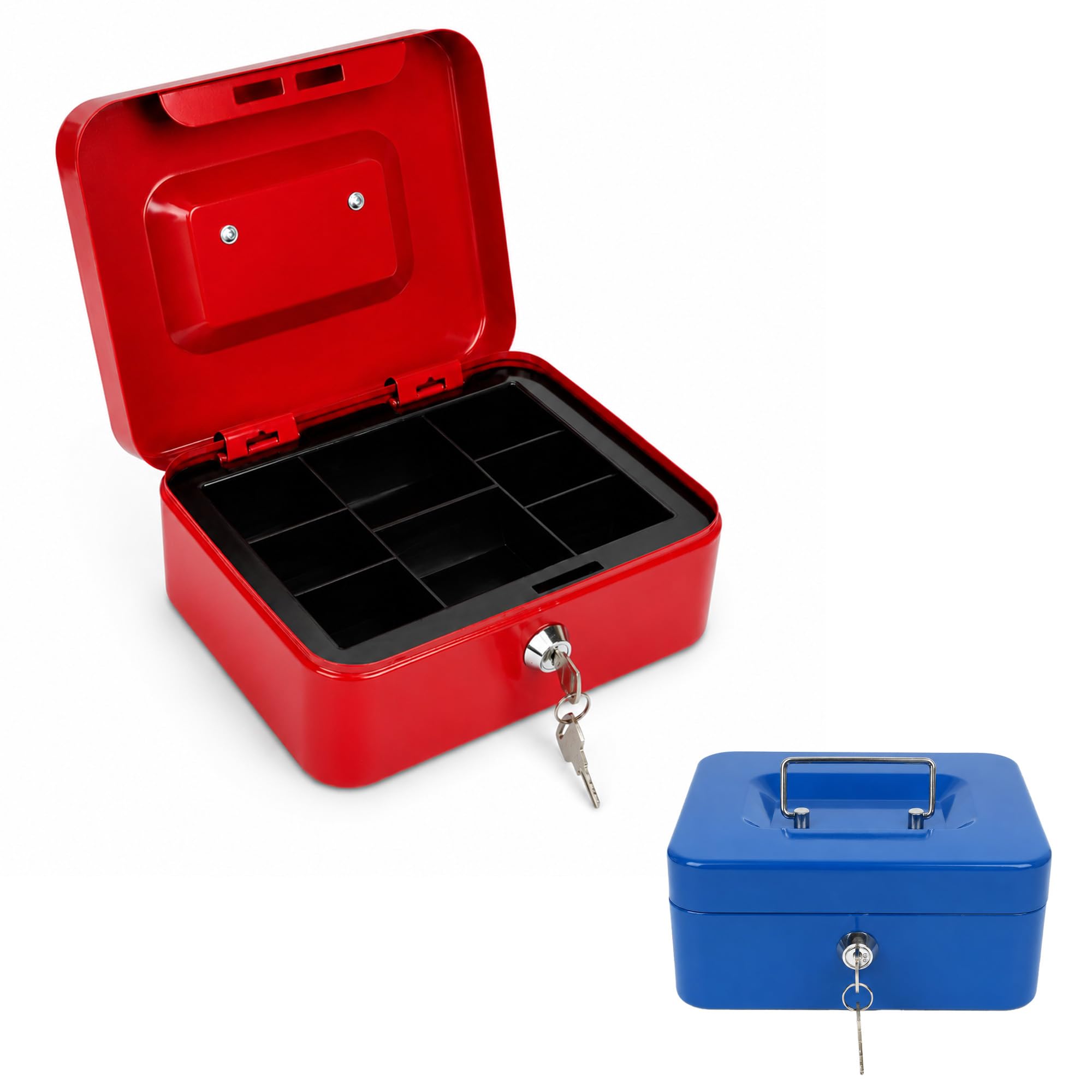 NAVOYS 8" Lockable Cash Box