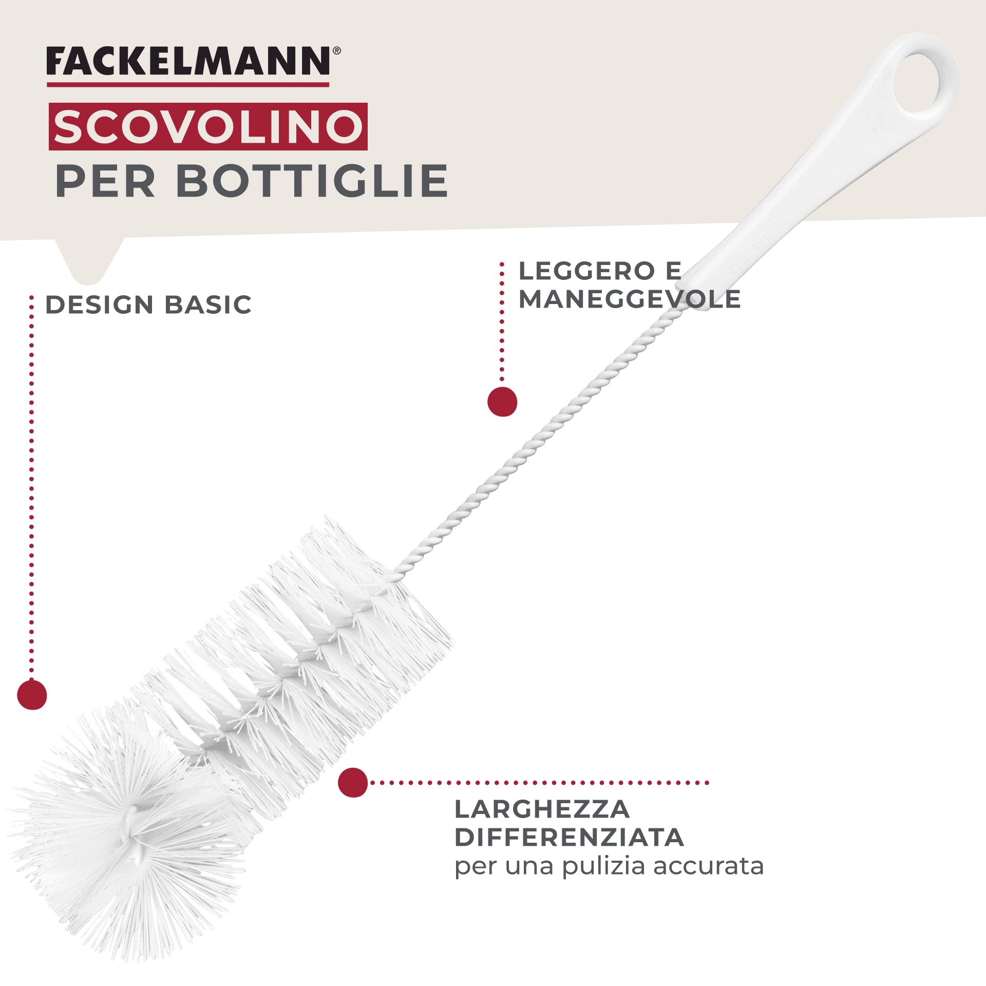 Set Scovolini Per Bottiglie 9 Pezzi - Spazzole Con Manico Lungo Per Borracce, Thermos E Tazze - Foto 3