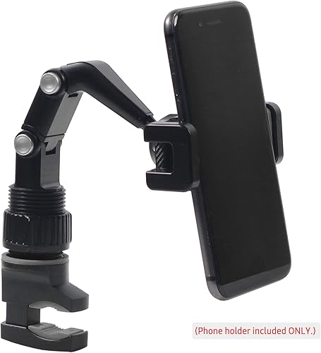 Miniatura 4 de HUIOP Soporte de música, soporte de teléfono para cabeza de guitarra, soporte de micrófono, soporte de música, clip giratorio de 360 grados para