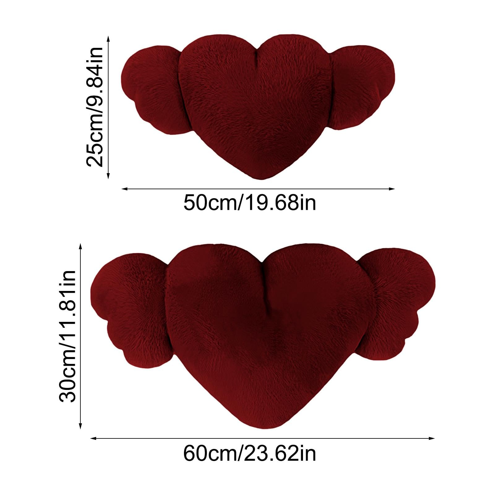 Poggiatesta per auto a forma di cuore, 2 cuscini per poggiatesta auto con | | comodo e cuscino poggiatesta per auto, per guida e casa