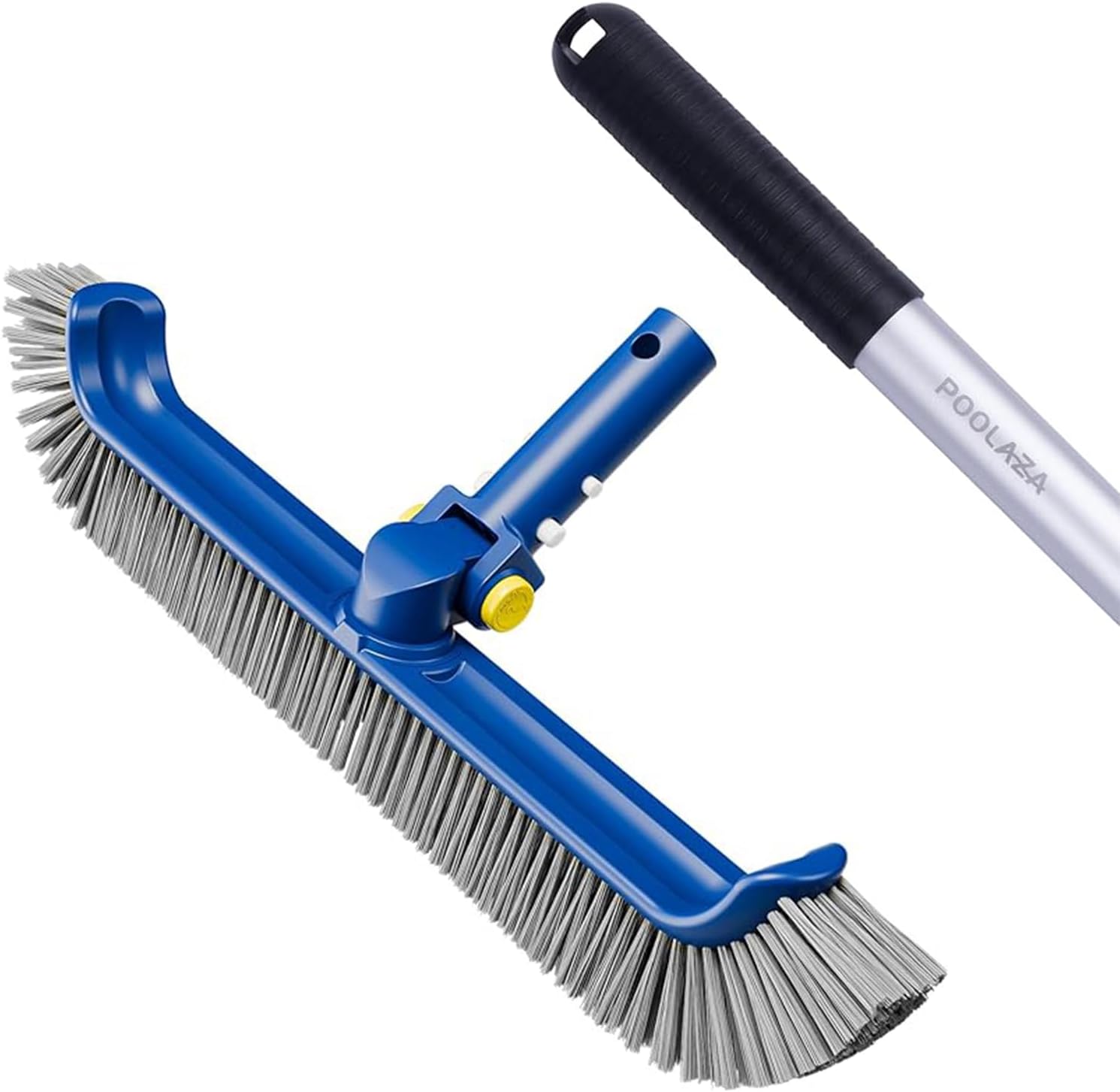 Pool Brush with Rotatable Handle & Pool Pole