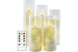 Emberlight's Flickering Flameless LED Candles: The Exquisite Campfire Centerpiece