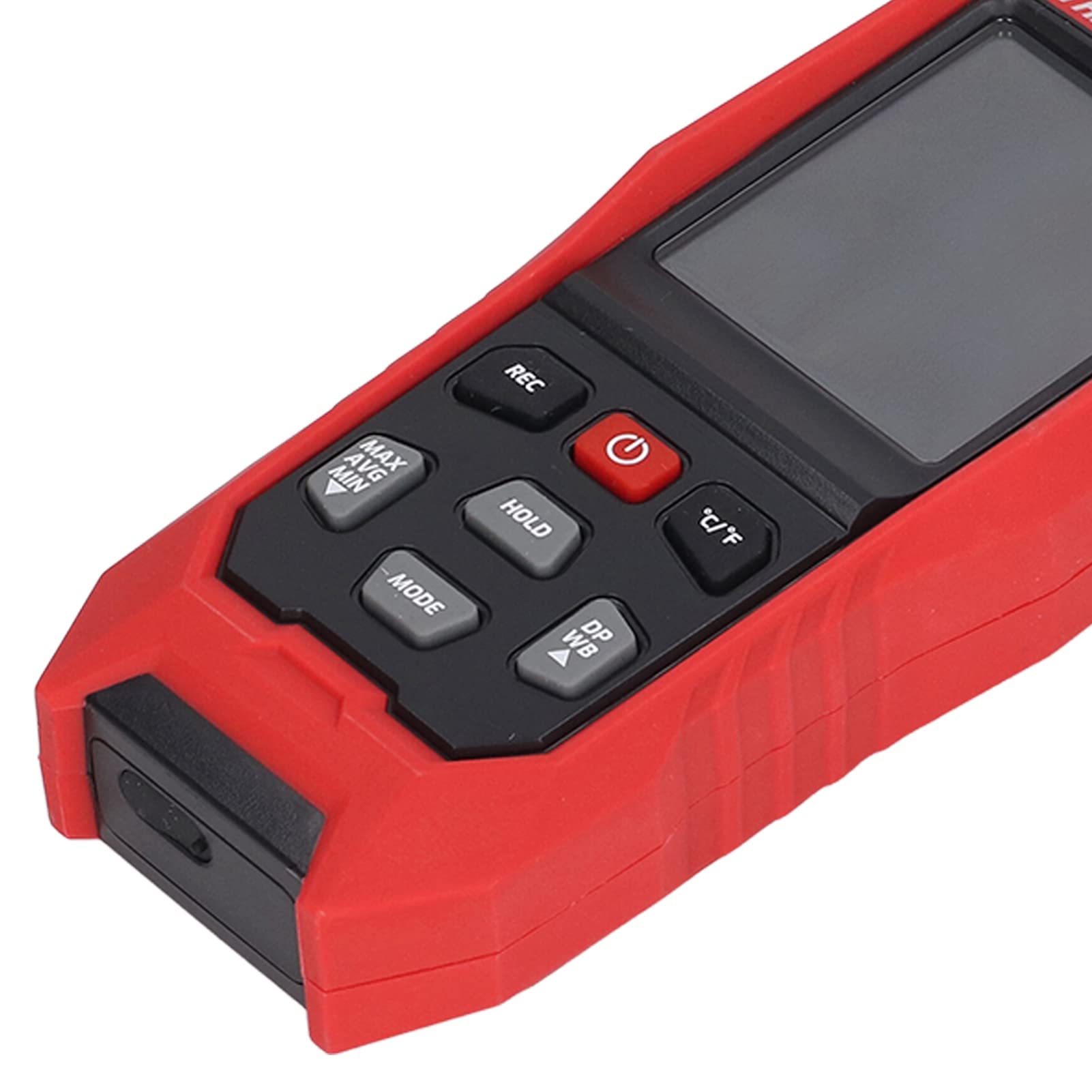 Sonew Digitales Temperaturmessgerät mit Alarm-LCD-Display für den Innen- und Außenbereich – Luftfeuchtigkeits-Hygrometer mit Taupunkt- und Feuchtkugelfunktion