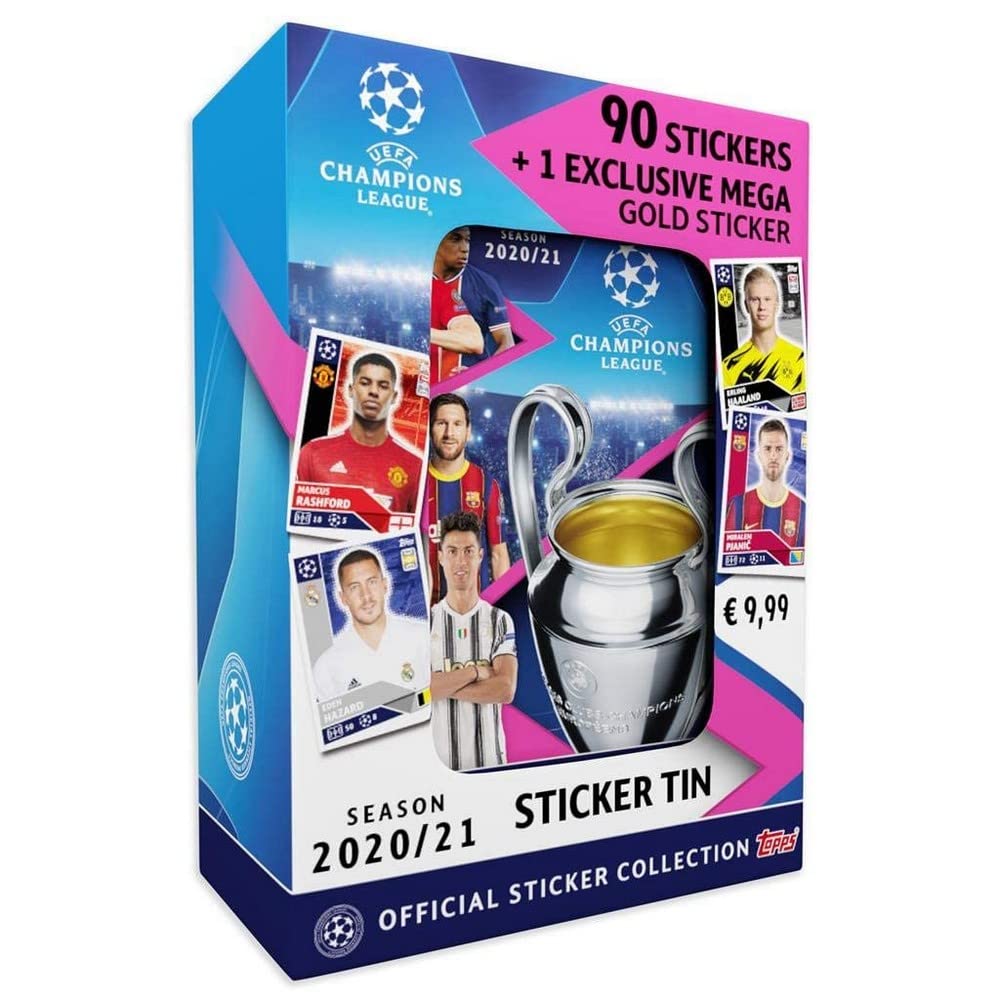 Topps UCL Mini puszka naklejka T.20/21 (9 kopert)