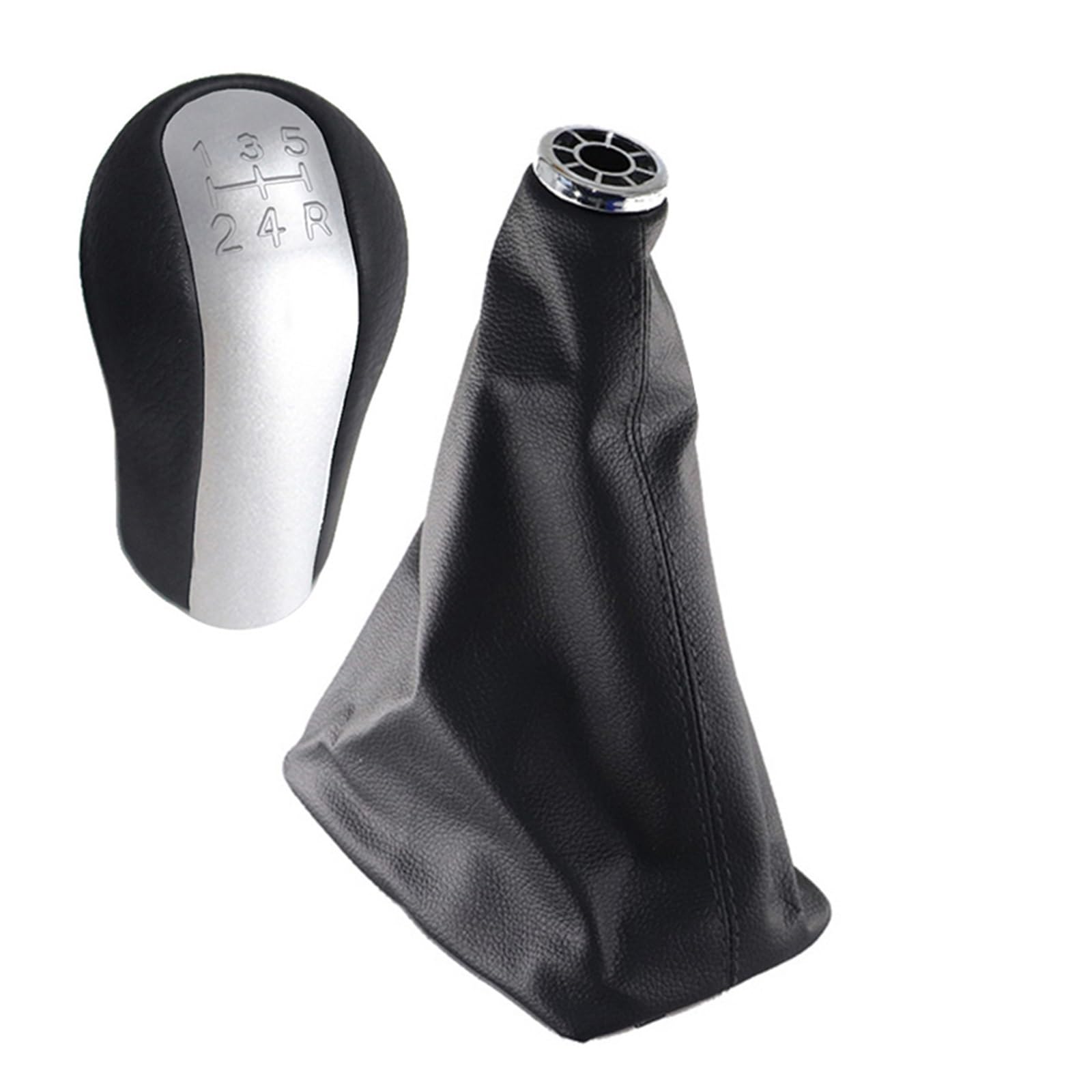 WYLWSHA Shift Gear Knob Cover for Toyota for OROLLA for Estate for E12 2001-2007 Manual Gear Shift Knob Shifter Lever Handle Stick(1 Set Type 4)