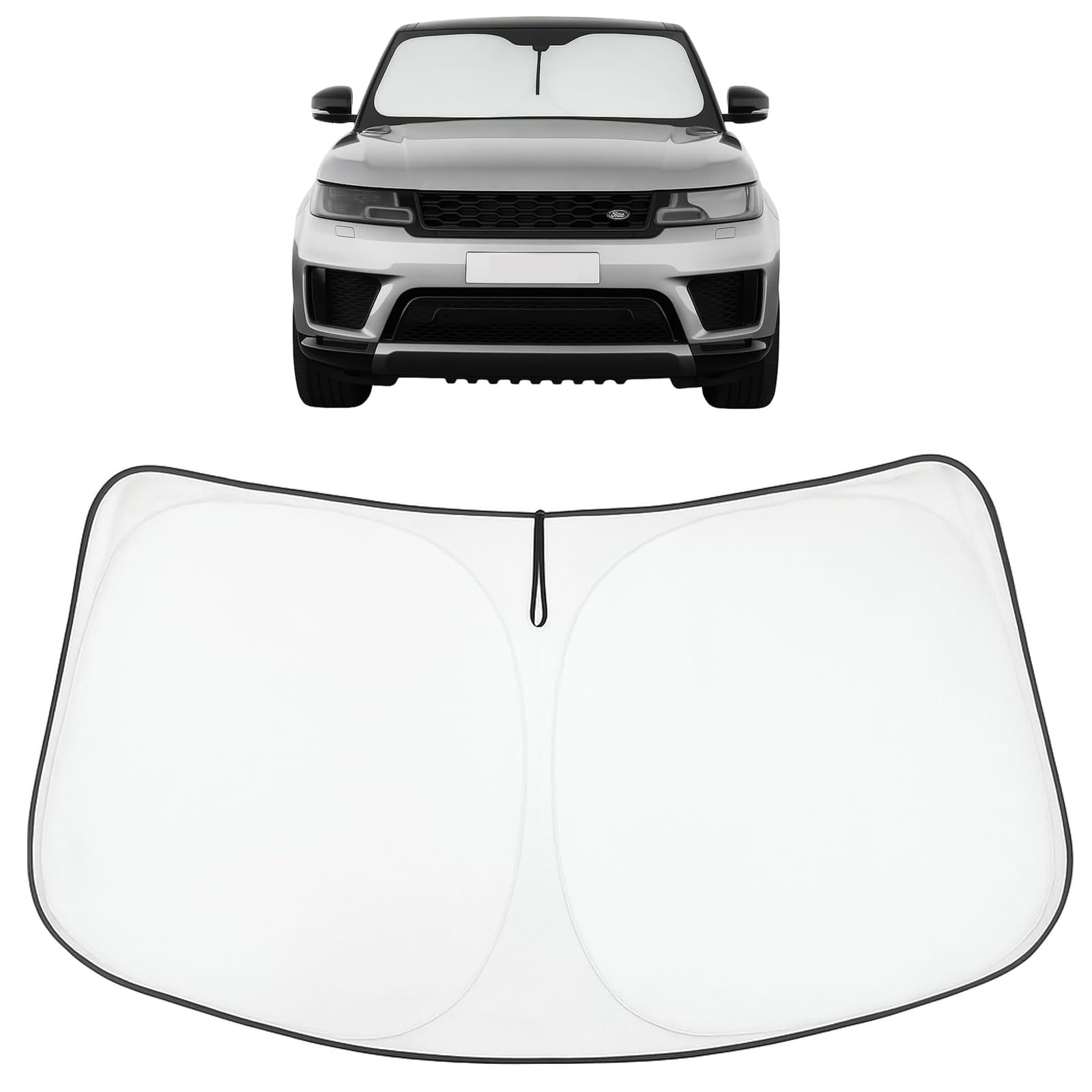 Proadsy Custom Fit Car Windshield Sun Shade for 2014-2022 Range Rover Sport