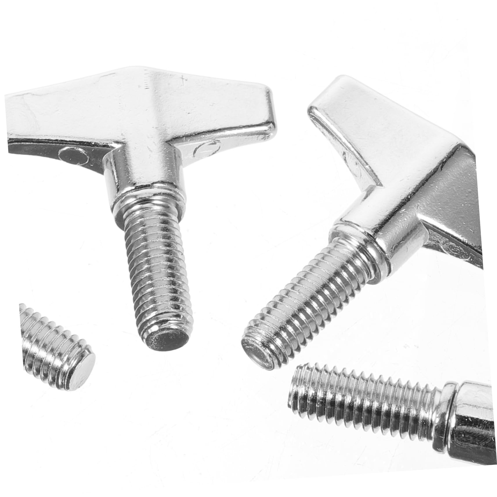 OFFSCH Drum Nut and Wing Nut Kit 4pcs Drum Wing Screws for Cymbal Stand Repairing Cymbal Instrument