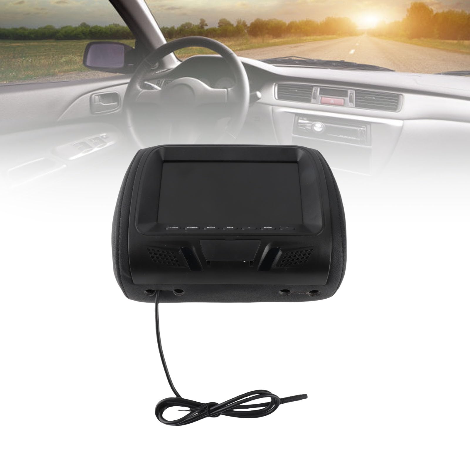 Tbest Monitor per Poggiatesta per Auto Lettore MP5 Widescreen da 7 Pollici