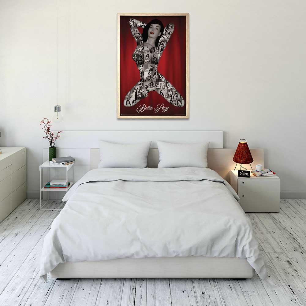 Amazon.com: Scorpio Posters Bettie Page S&M Collage Poster