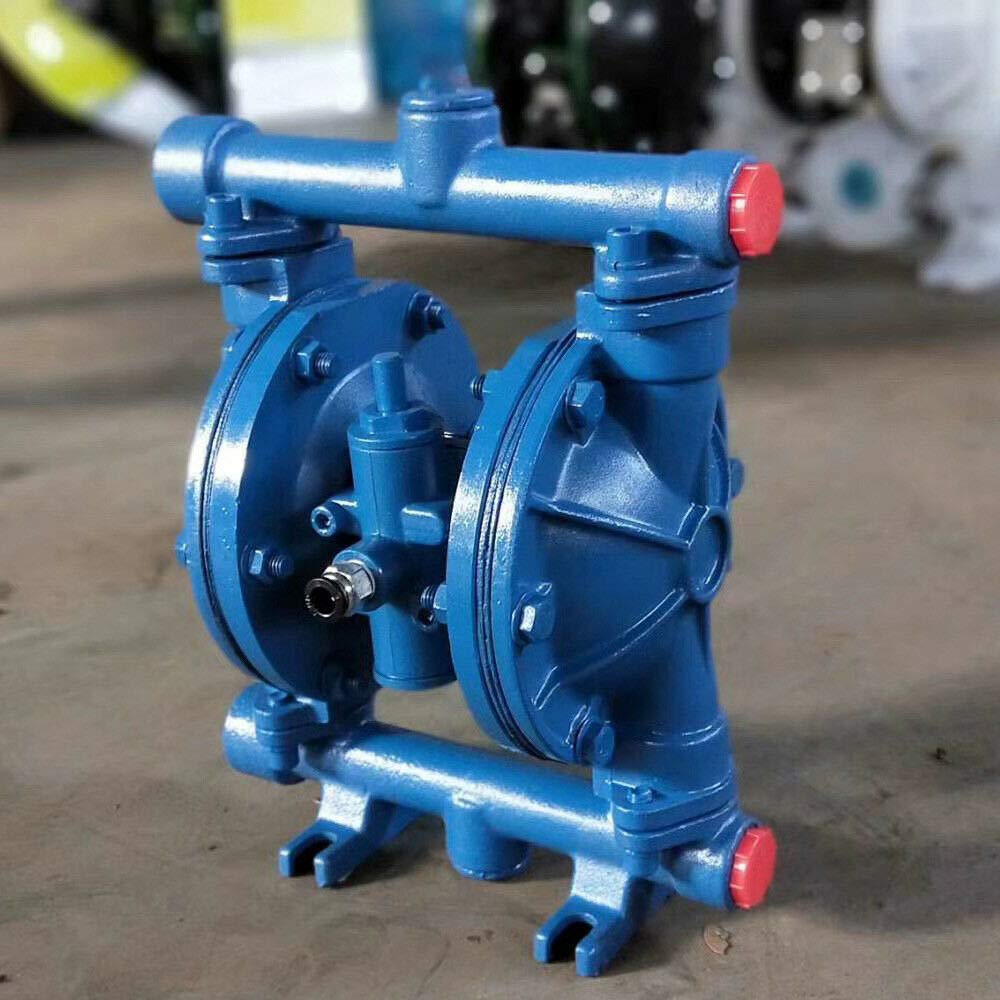 Air-Operated Double Diaphragm Pump Cast Iron 12GPM 115PSI with 1/2