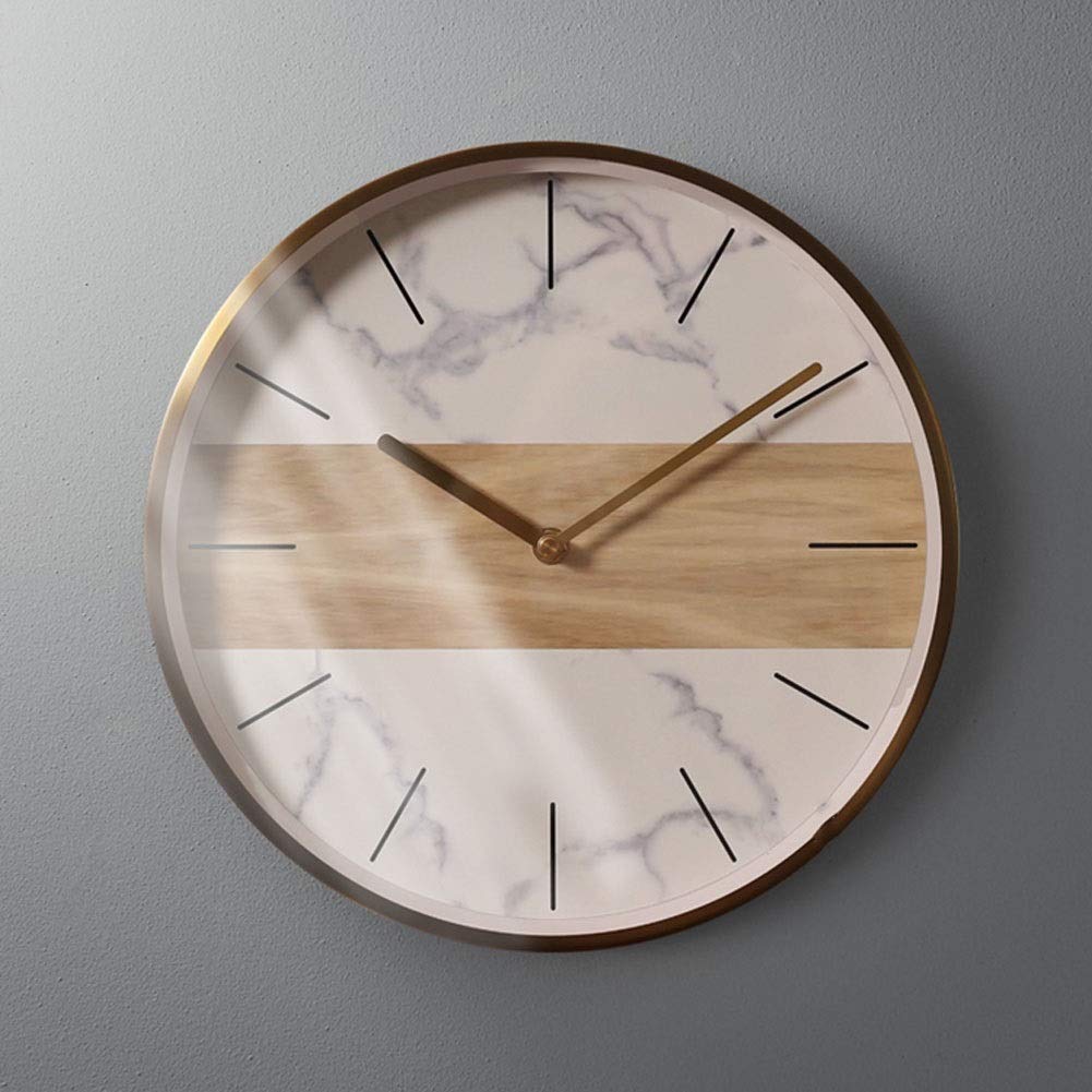 Horloge style ins créative pour un salon chaleureux au quotidien