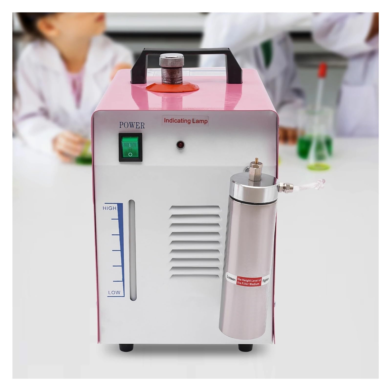 200-W-Sauerstoff-Wasserstoff-Poliermaschine, Acryl-Flammenpoliergerät, 110/220 V, HG60A, 60 l/15,85 gal/h