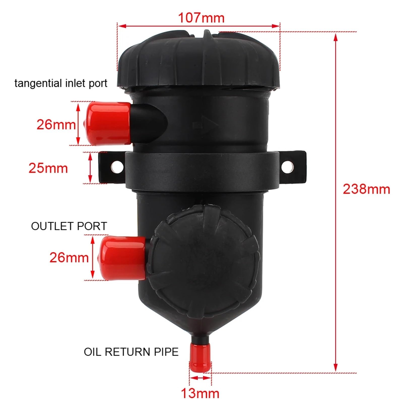 Engine Ventilation Kits Para Provent 2Mgd-1 separador gas y aceite filtro lata 612630060015 Universal