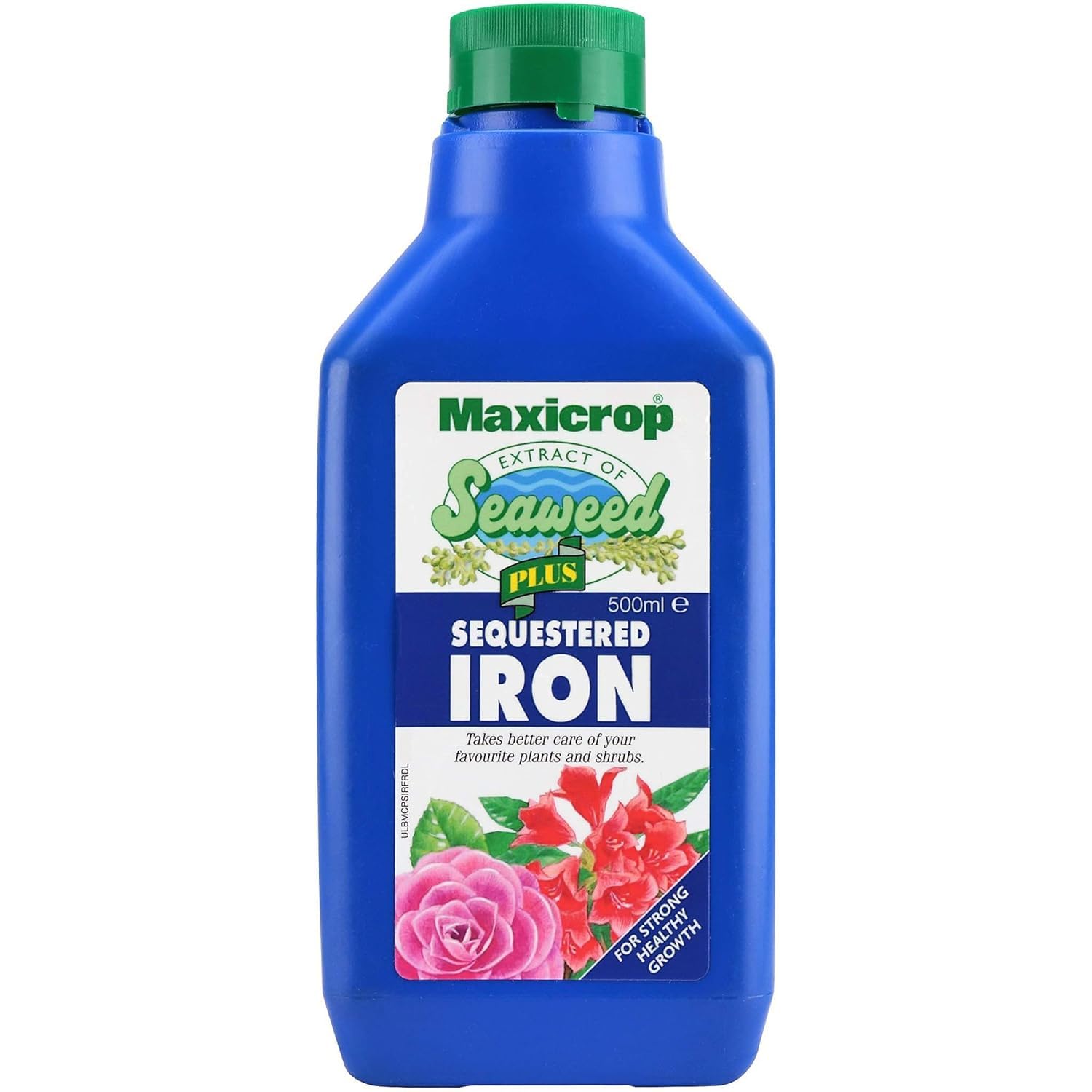 AMK® Maxicrop Plus Sequestered Iron 500ml Bottle Seaweed Extract Strong Healthy Growth