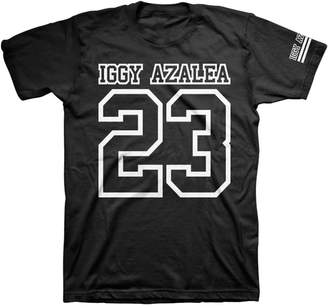 Iggy Azalea '23' T-shirt, Black, Medium