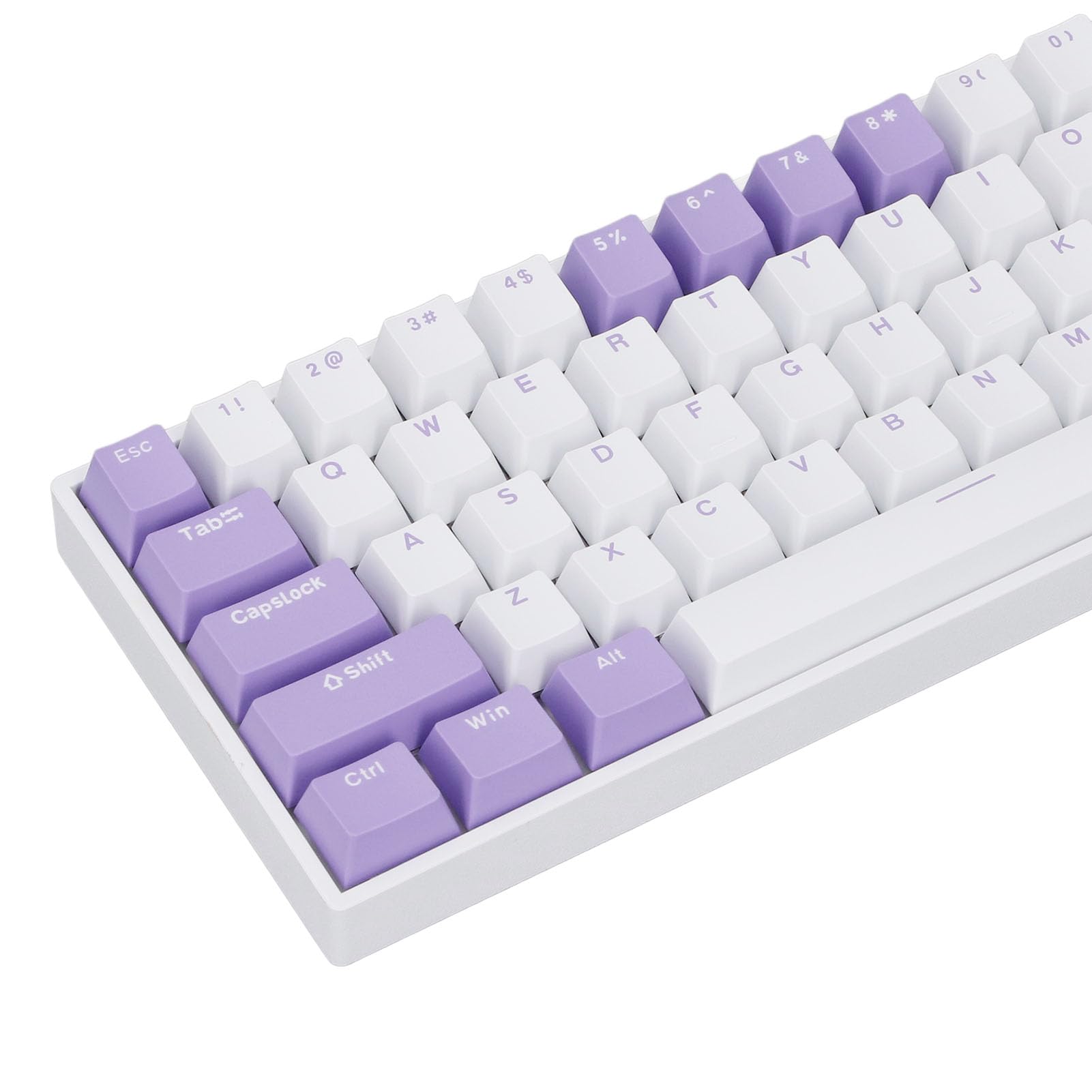Mechaniczna Klawiatura do Gier 60%, Przenośna Kompaktowa Klawiatura Mechaniczna z 61 Klawiszami, Klawiatura Tri Mode 2.4G BT3.0 5.0 USB C, Klawiatura do Gier RGB na PC, Niebieski
