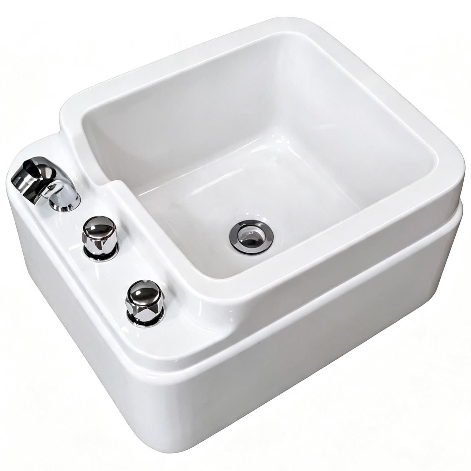 Pediluvio Spa Pedicure, Materiale Acrilico Modellato In Un Unico Pezzo | Design Della Base Antiscivolo, Design Dell'ugello A Ricircolo, Adatto for Saloni Bellezza