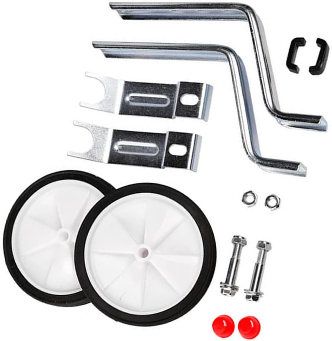 Replaceable Bike Stabiliser Wear-resistant Training Wheels Auxiliary Kit for Boy Girl Bikes Easy Install for Stable Riding and Balance Safety
