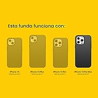 Vista 2 de OtterBox Funda para iPhone 15 Pro MAX (Only) Commuter Series, negra, delgada y resistente, apta para bolsillo, con protección de puerto
