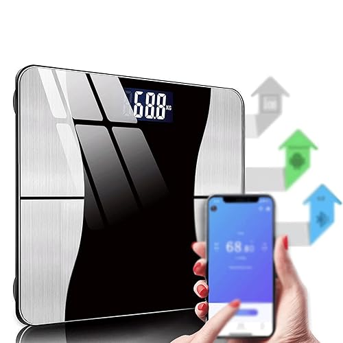 Miniatura 5 de Wonzone tzc Báscula digital de baño Bluetooth BFR báscula digital inteligente composición corporal báscula de baño para analizador de masa ósea