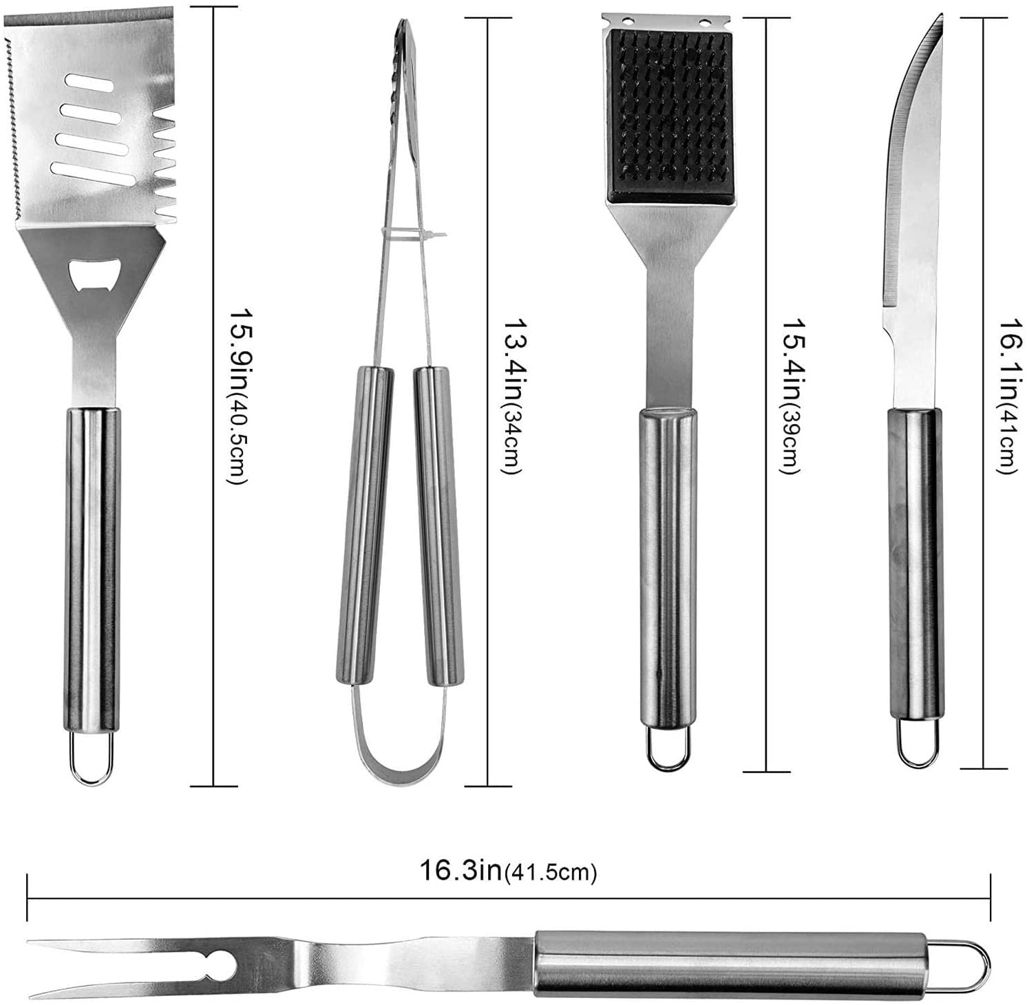 26. Stck Grillset BBQ Werkzeuge Geschenke for Männer & Frauen Grillen Werkzeuge Set for den Außengrill, Edelstahl BBQ Kit, Grillgeräte Set for Papa