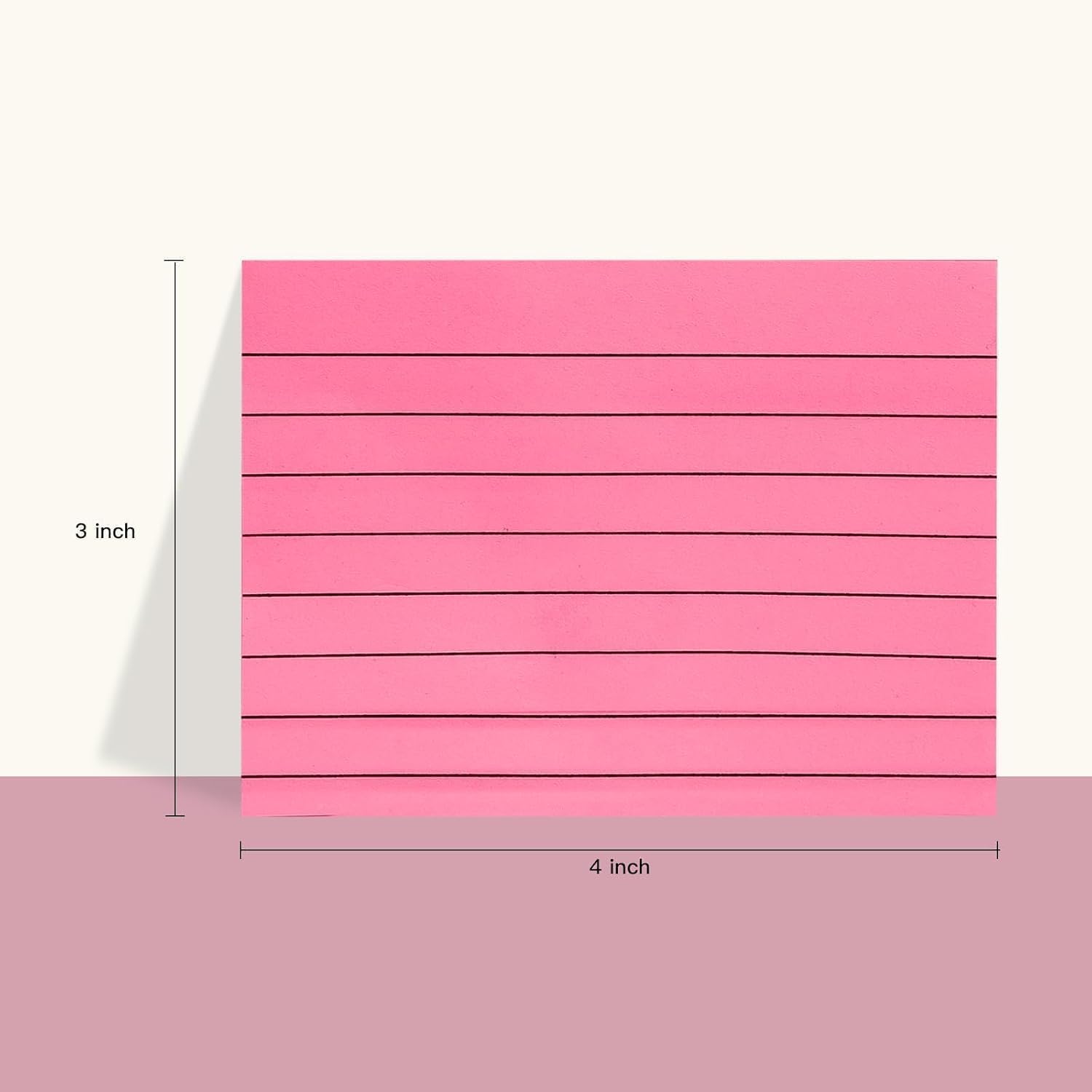 MOLOPPO Lined Sticky Notes 4x6 in, 100 Sheets, 5 Colors image 4
