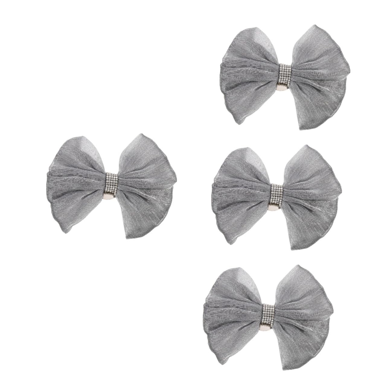 Abaodam 4pièces Élégant Nœud pour Rideaux Attaches Décoratives Boucle pour Fenêtres pour Voilages Et Douces Draperies