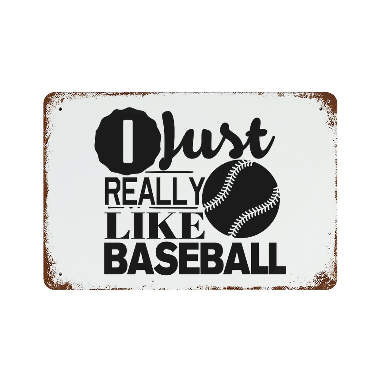 Panneau de rue baseball idéal comme cadeau pour un fan de sport