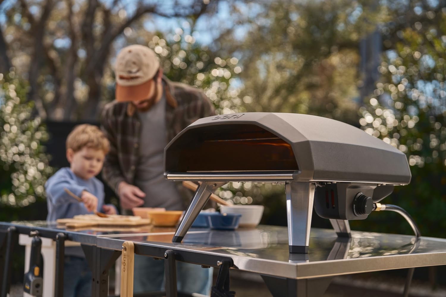 Ooni Koda 2 Four à Pizza au Gaz 14" – Noir Fonte – Four a Pizza Gaz Portable avec Technologie Gaz G2 – Compact et Puissant – Pizza Napolitaine en 60 Secondes – Four a pizza Ooni (FR 37mbar)