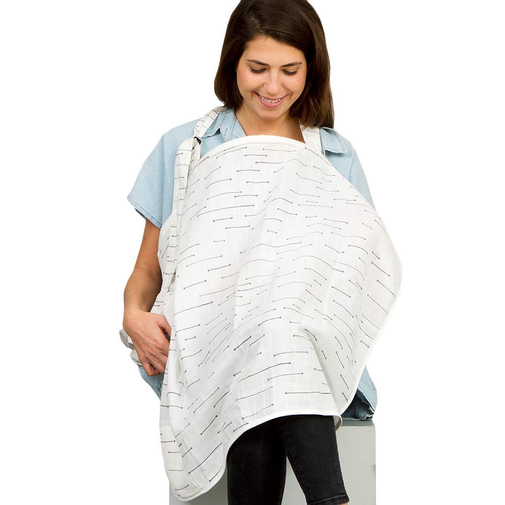 SIMPLY GOOD Muslin Nursing Cover for Breastfeeding