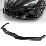 EPARTS Carbon Fiber 3PCS 5VM-Style Front Bumper Lip Splitter Body Kit Trim Protection Compatible wit