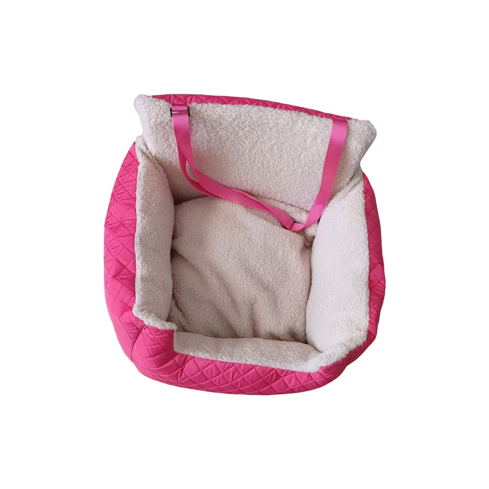 MICFENY Elevated Dog Boosters Providing Better Visibility and Security During Vehicle Rides Features Nonslip Base