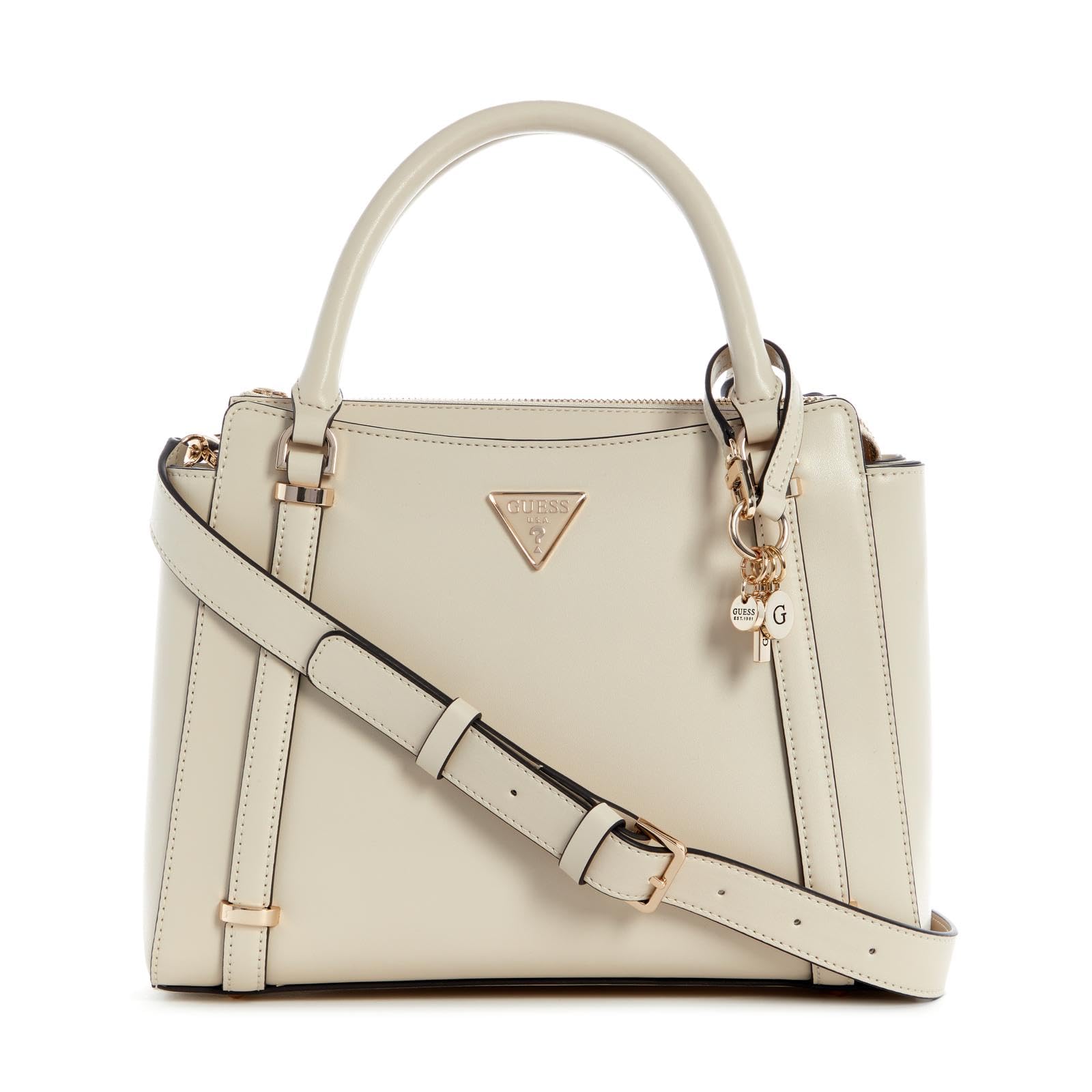 Guess Daryna 2 Compartment Satchel Bone-image