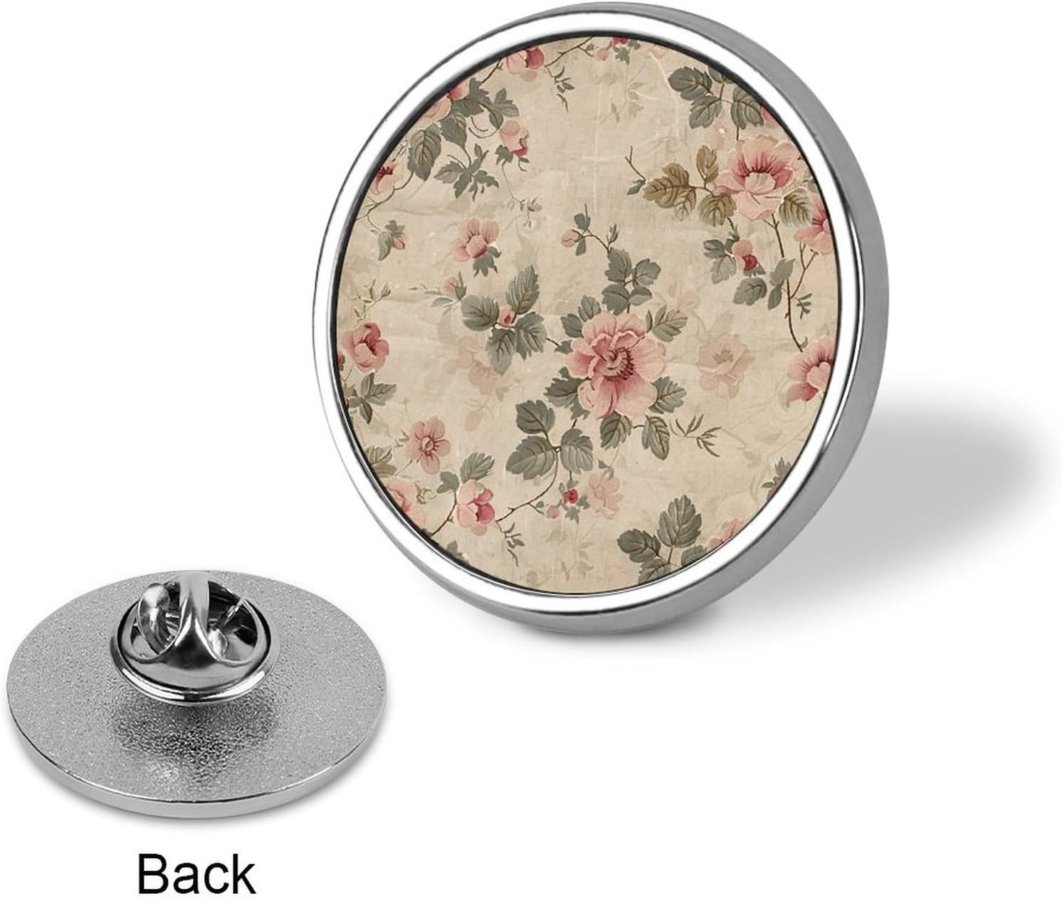 Exquisite Tribal Print Printed Round Brooch - A Must - Have Accessory for Trendy Women Ideal Gift for Valentine's Day, Birthday, Graduation