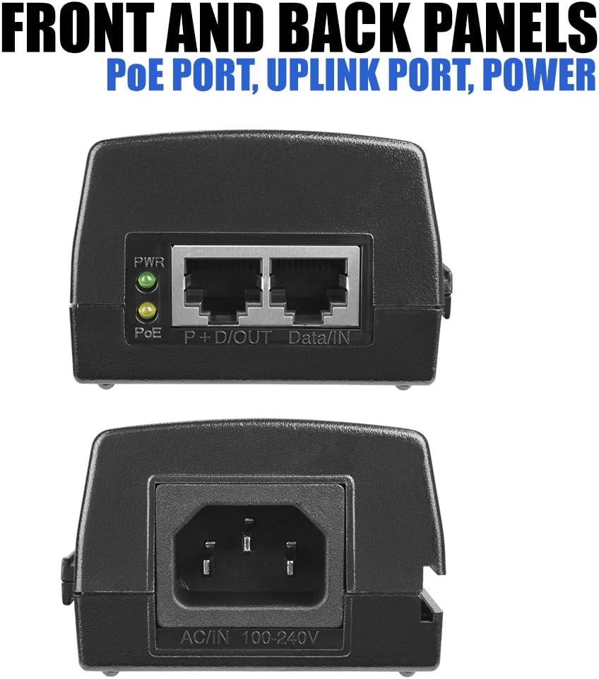 Onе-Dау Sаlе: Uр tо 70% оƒƒ BV-Tech Gigabit Power Over Ethernet PoE+ Injector | 30W | 802.3 af/at | Plug & Play | Auto Power Detection | up to 100 Meters (325 Feet) Frее Shірріng 🛒 BV-Tech Gigabit Power Over Ethernet PoE+ Injector | 30W | 802.3 af/at | Plug & Play | Auto Power Detection | up to 100 Meters (325 Feet)