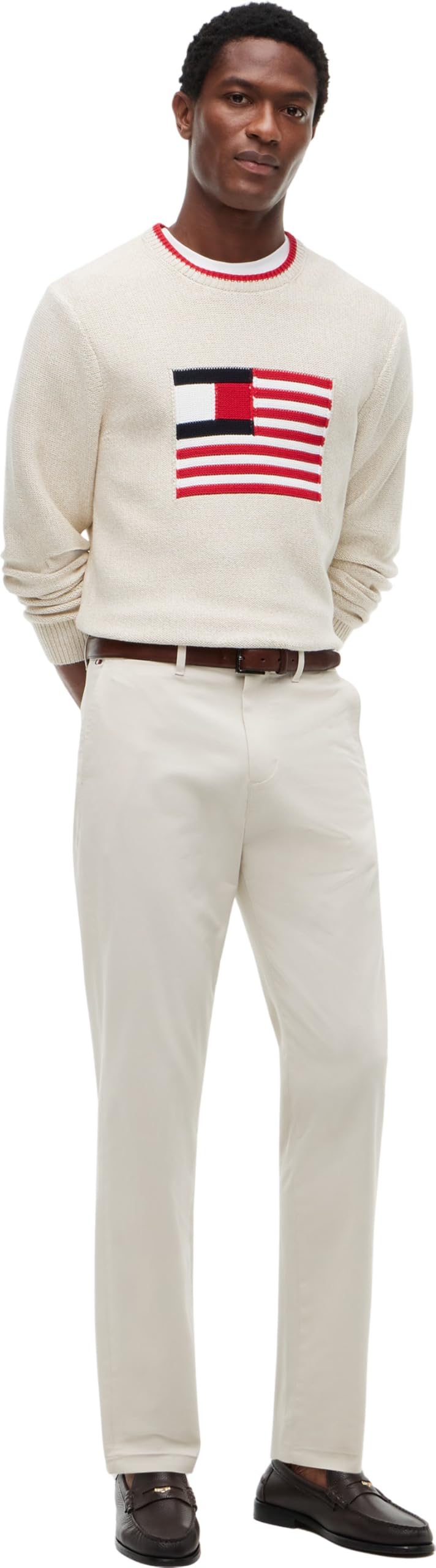 Tommy Hilfiger Herren Chino Hose Harlem Essential Twill Tapered Fit – Bild 4