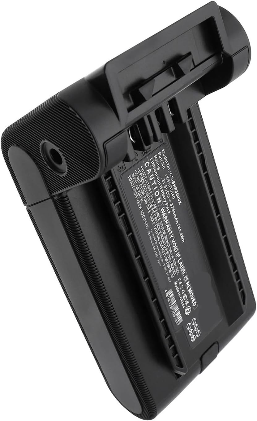 3750mAh/81.0Wh Replacement Battery, Compatible for Shark XBATR640/XBATR640US |Safe Installation Suitable for Cordless Vacuum Cleaner(XBATR640US)