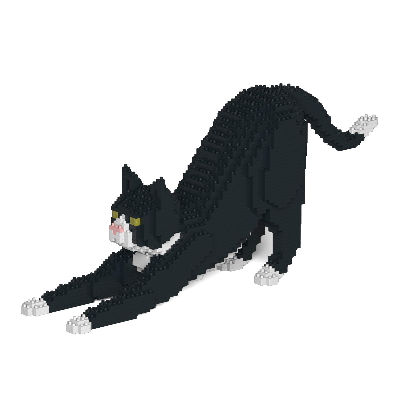 Amazon.com: JEKCA Tuxedo Cat 04S | Cat Plastic Building Blocks