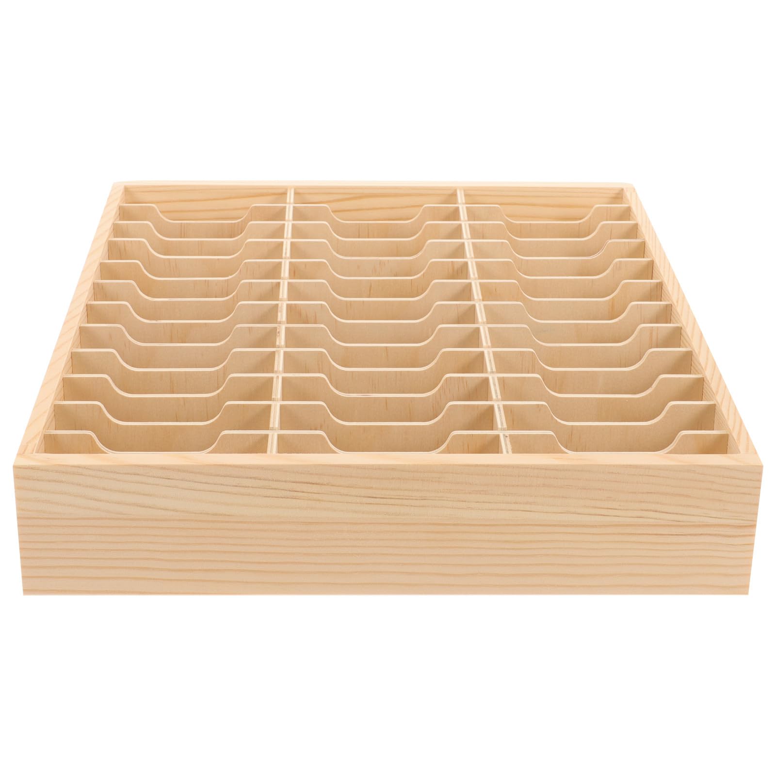 Abaodam Scatola Portaoggetti in Legno Organizer da Tavolo Supporto per Cellulare da Scrivania Contenitore da Scrivania Scomparti Multipli Accessori per Casa