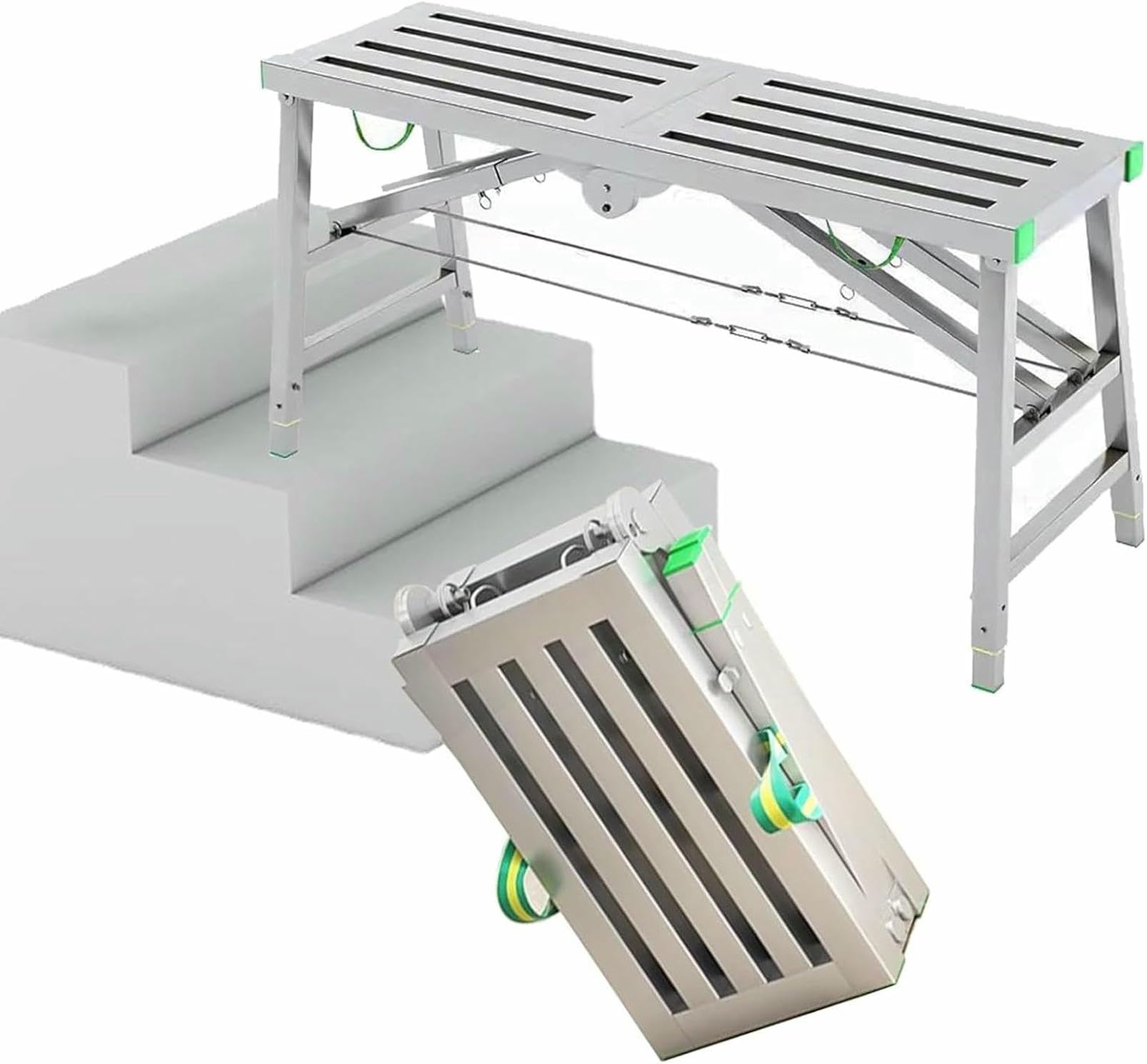 Équipement d'échafaudage pliant polyvalent de tour et plate-forme de travail portable 200x30