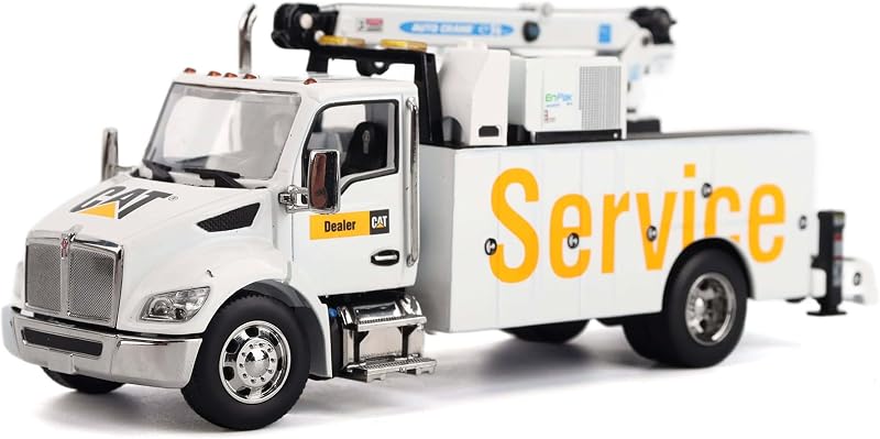 1:50 Scale Kenworth T380 Auto-Crane Titan 85 Body with Miller EnPak - Transport Series | Diecast Collectible Model 85786