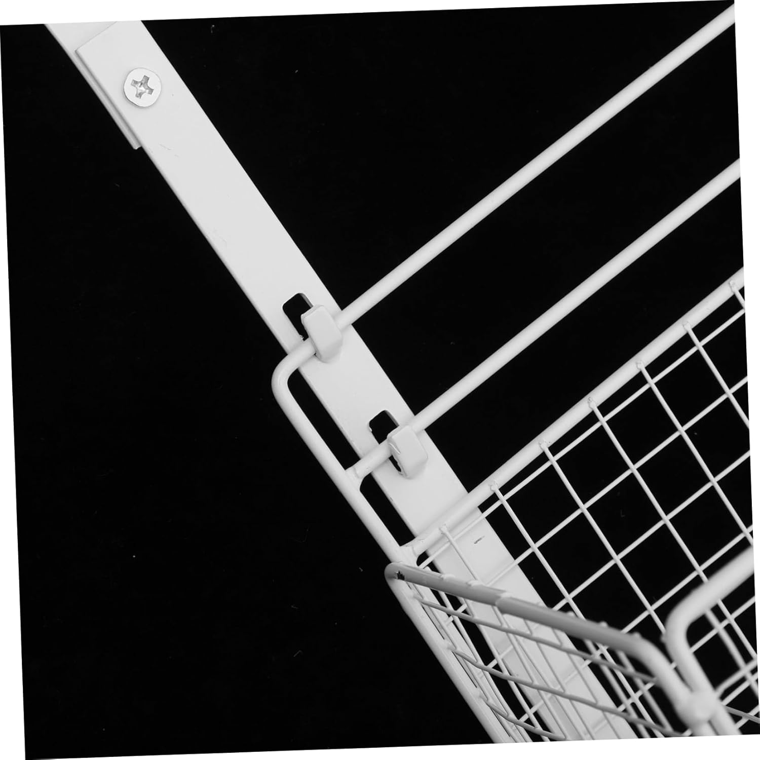 Ciieeo Cabinet Side Hanging Basket with Hook Multifunctional Vegetable Storage Rack for Kitchen Bedroom and Office Elegant Design Easy Installation Strong Load Bearing Nail