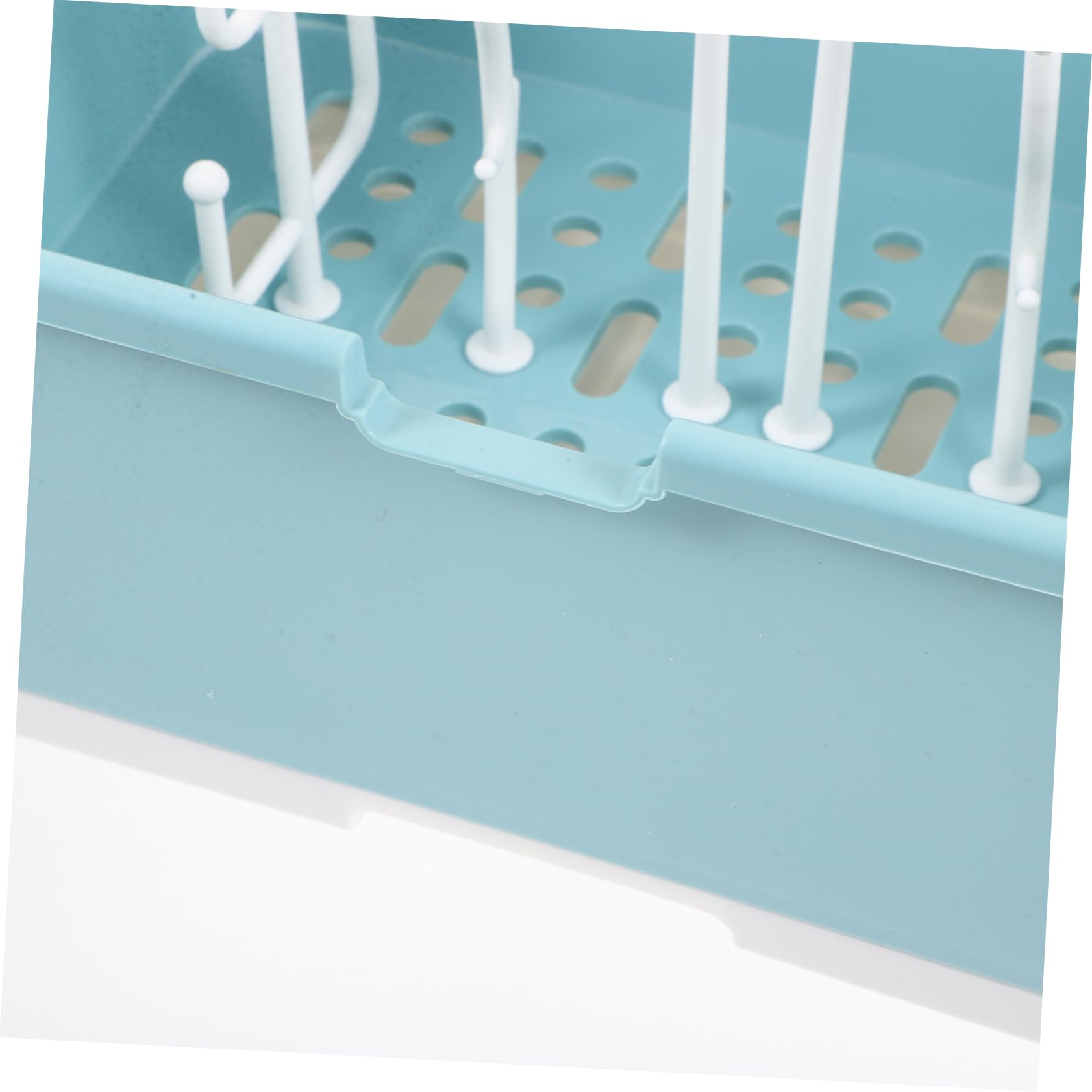 Gatuida Abtropfhalter für Babyflaschen aus Robustem PP mit Grünem Design Hält Flaschen Stehend und Shower und Stillzubehör