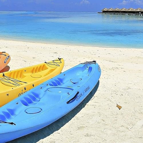 Miniatura 5 de Paquete de 2 asas de transporte de kayak con accesorios de kayak para kayaks, maleta, equipaje