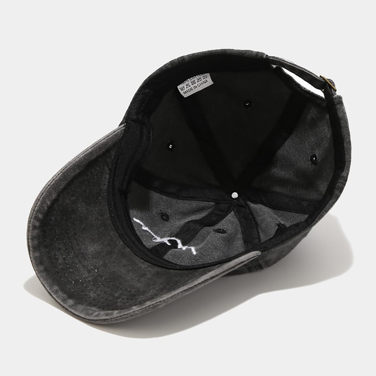 XYIYI Vintage Washed Distressed Baseball Cap Adjustable Cotton Dad Hat for Women Men - Image 7