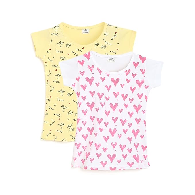 Homegrown Girls Combo Cotton Tops at Rs. 179
