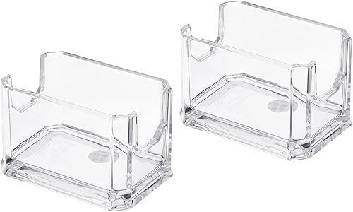 PATIKIL Caja de té de plástico, paquete de 2 organizadores de bolsas de té, bolsa de café, contenedor de almacenamiento para cocina, despensa,