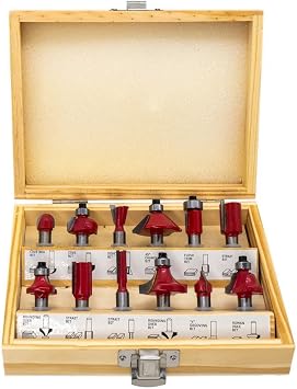 ROX WOOD 12 Parça Ahşap Freze Seti 8mm sap