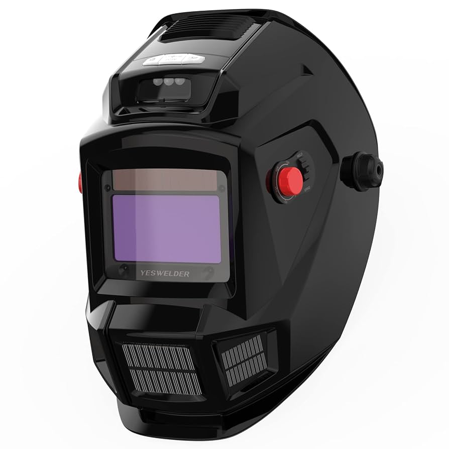 YESWELDER Auto Darkening Welding Helmet with Fan and Light