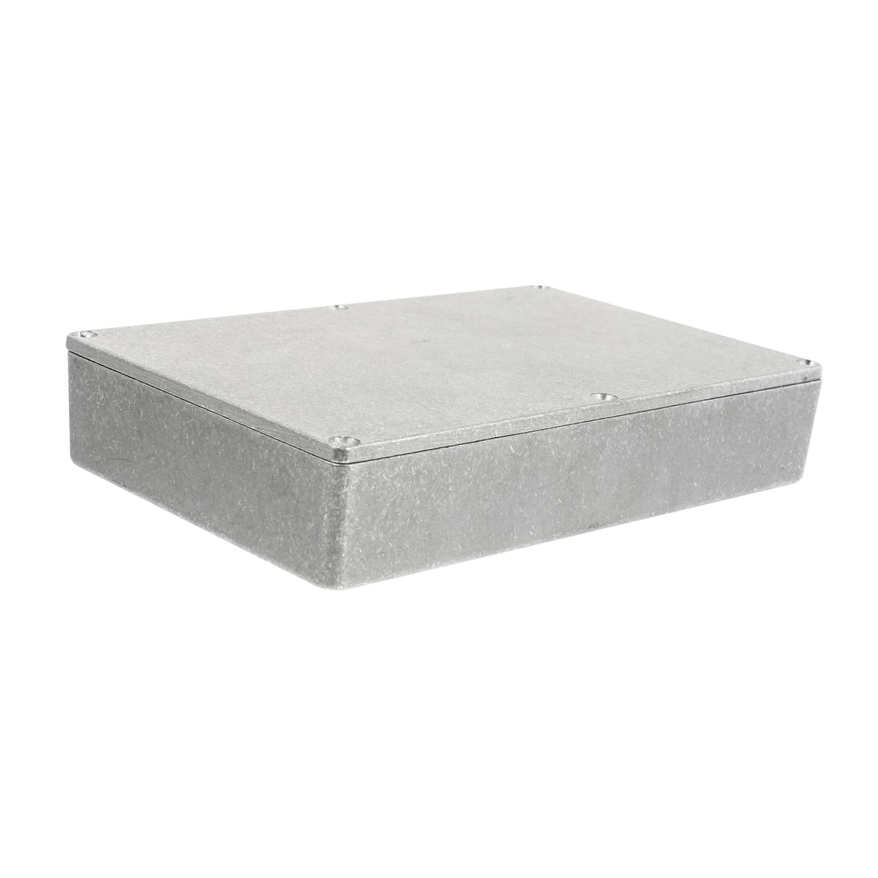 VANZACK 1Pc Diecast Aluminum Effect Enclosure for Guitar Box Pedal Silver Case Durable Instrument Accessory for Electric Guitar Performance